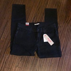 601 pin skinny Black Levi’s